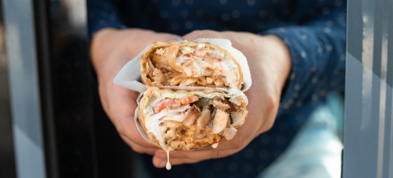 Picture of a shwarma