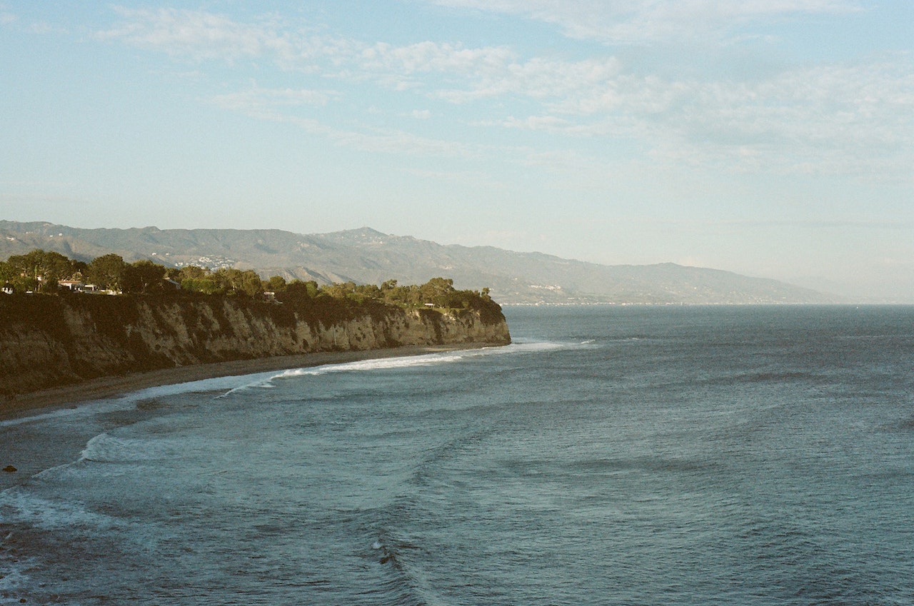 The view of a shore near LA