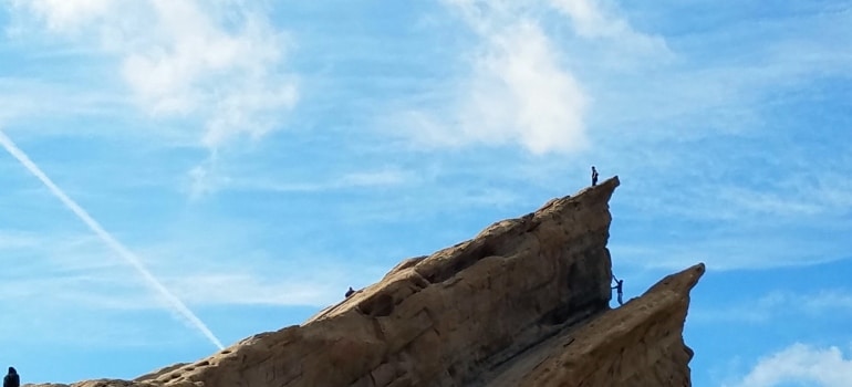 Picture of the Vasquez Rocks, another one of the iconic filming locations in the LA County