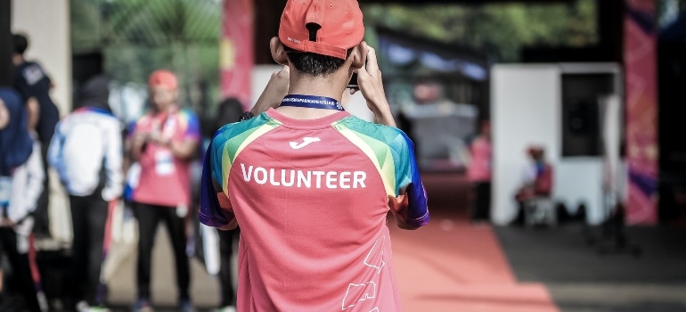 Picture of a volunteer 