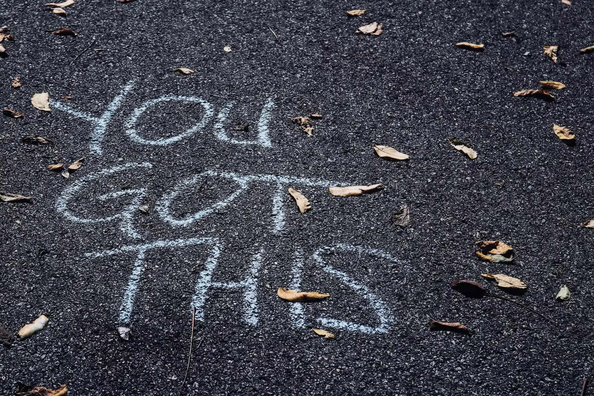 Picture of a motivational message