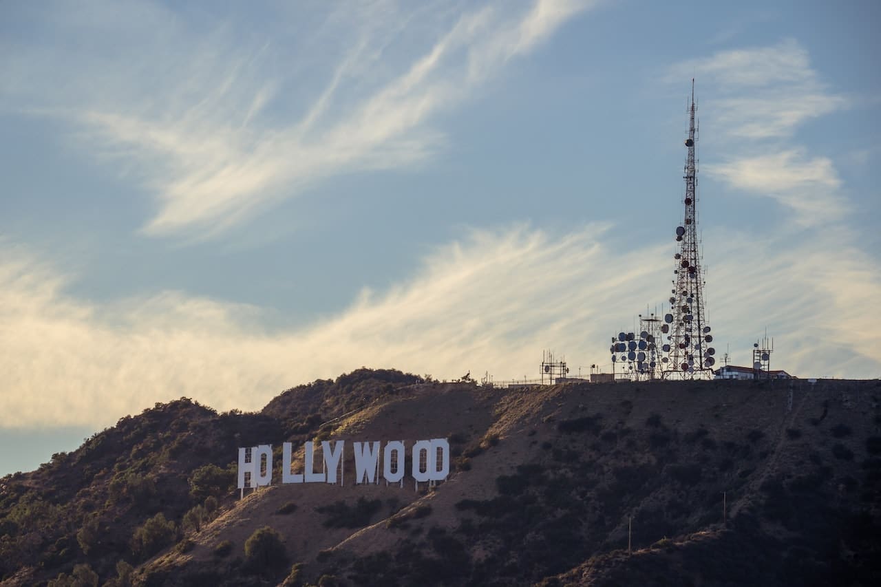 Hollywood sigh on the hill